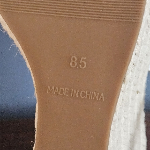 MiLanolce Women's Platform Sandals Wedge Open Toe Ankle Strap lace Wedding 8.5 - Picture 8 of 10